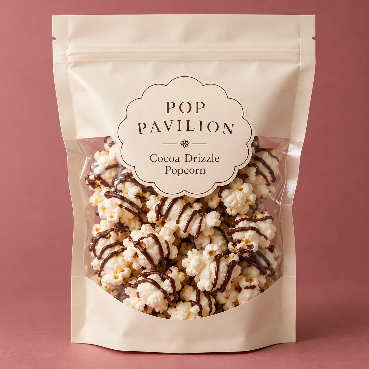 Cocoa Drizzle Popcorn